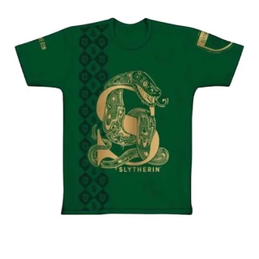 CAMISETA SONSERINA HOGWARTS HARRY POTTER 