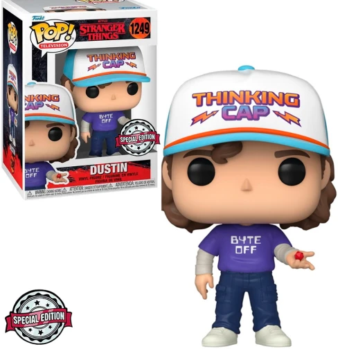 FUNKO POP STRANGER THINGS S4 EXCLUSIVE - DUSTIN 1249